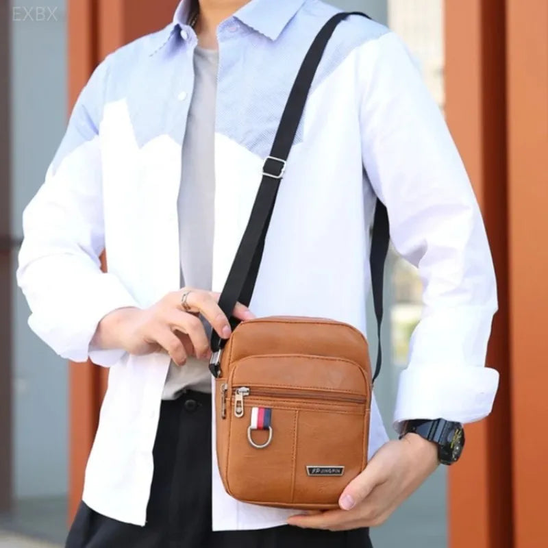 Bolsa Transversal Masculina Oxford